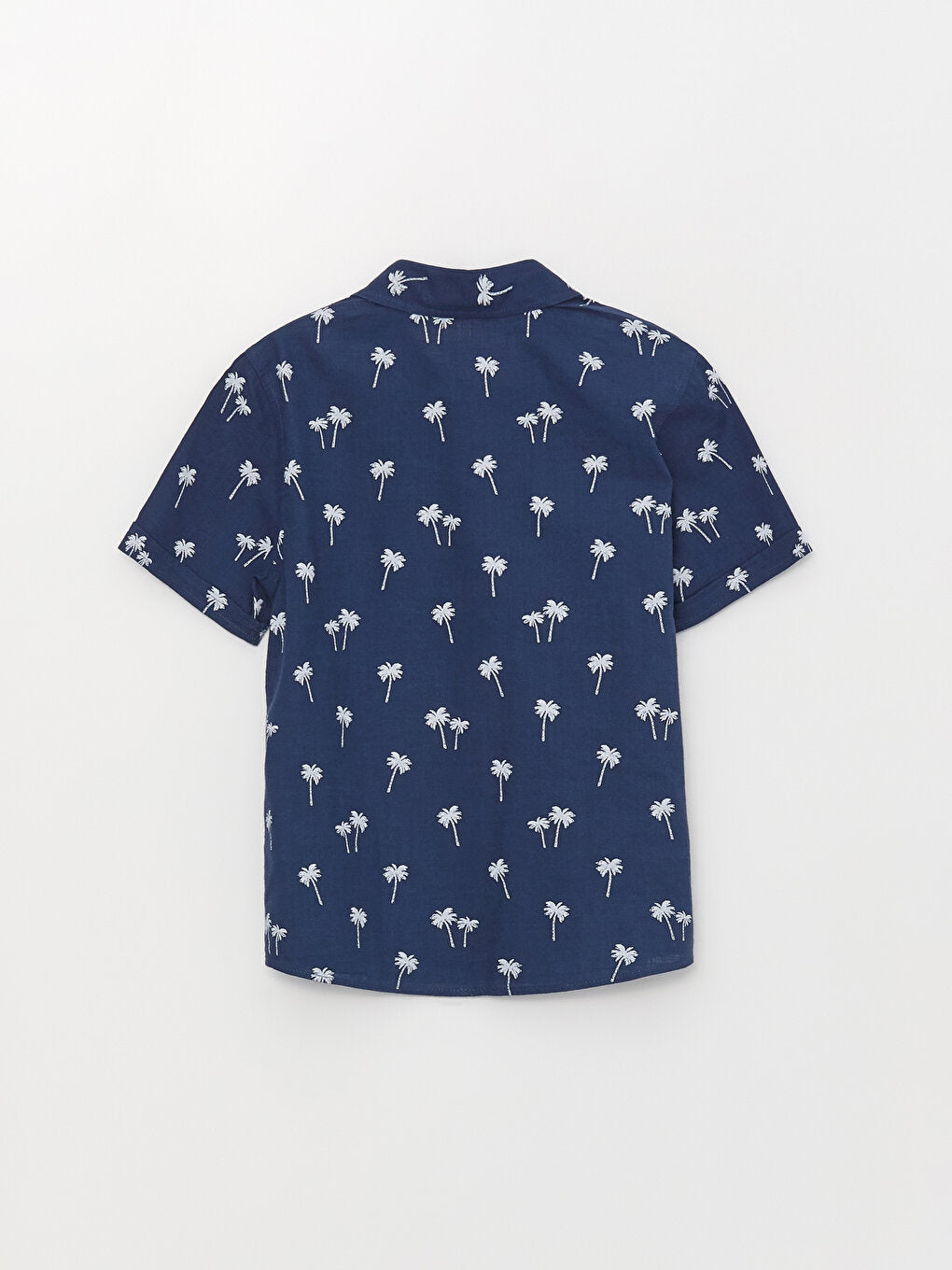 Patterned Short Sleeve Boy's Shirt