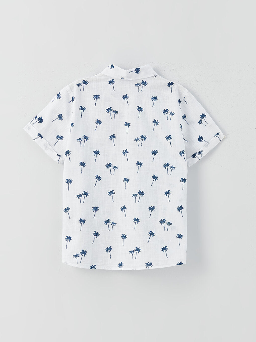 Patterned Short Sleeve Boy's Shirt