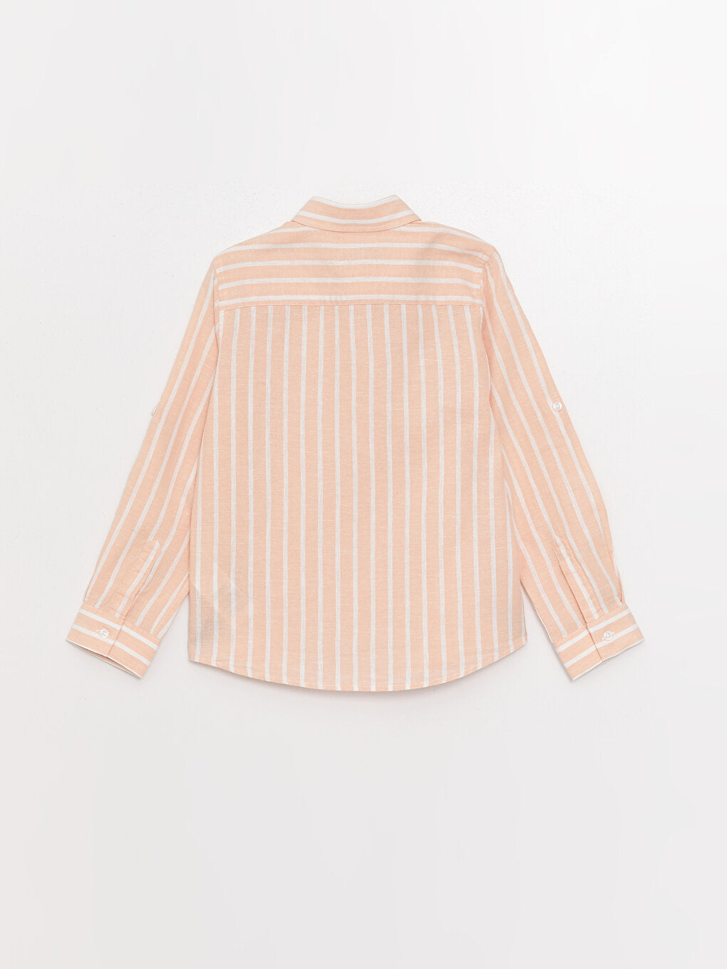 Striped Linen Blend Boy's Shirt