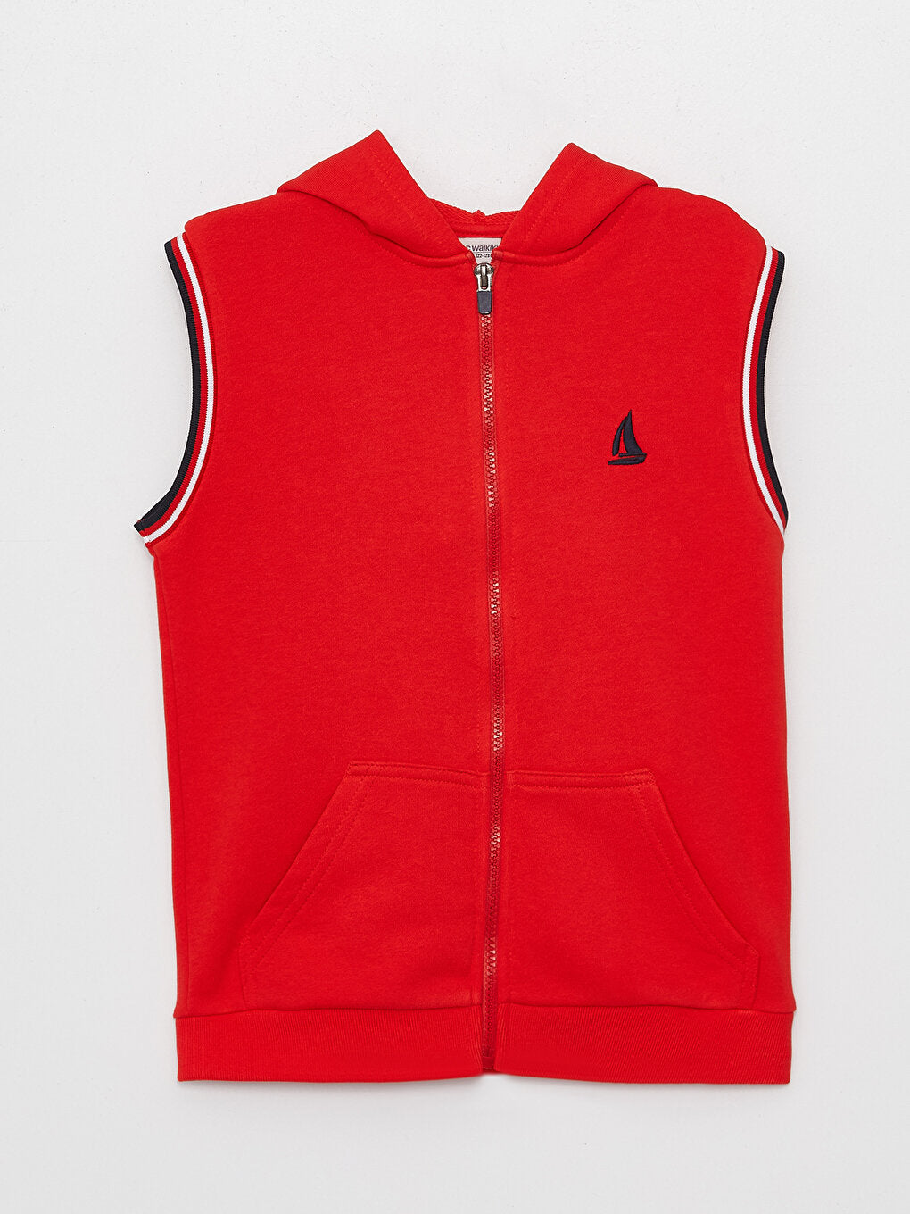 Hooded Boy's Zippered Vest