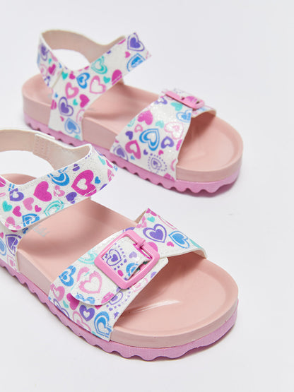 Printed Velcro Girls Sandals