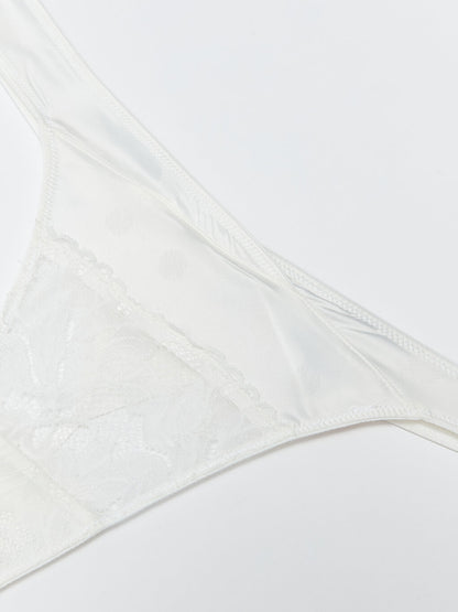 Lace Detailed Thong Panties