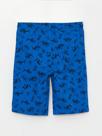 Printed Boys' Shorts with Elastic Waist