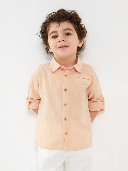 Long Sleeve Baby Boy Shirt and Pants