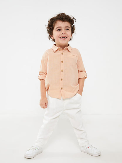 Long Sleeve Baby Boy Shirt and Pants