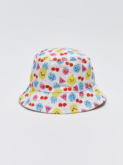 Printed Girl's Bucket Hat