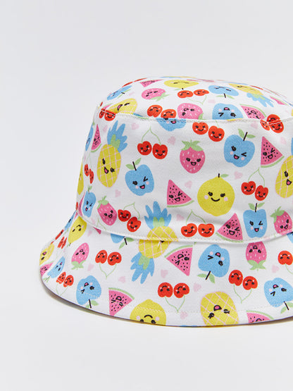 Printed Girl's Bucket Hat