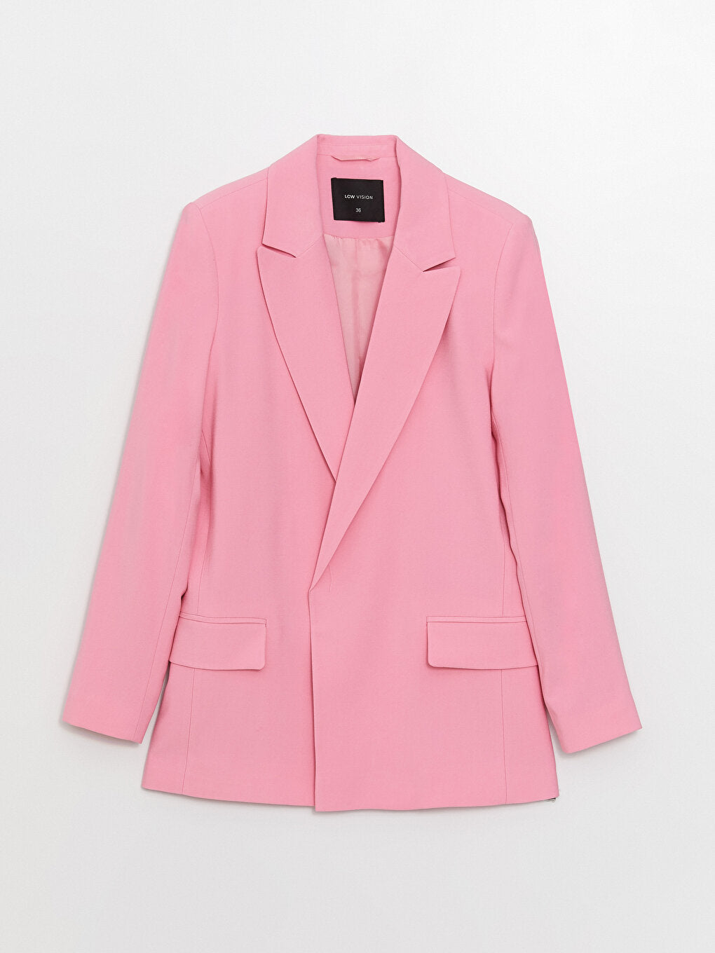 Plain Long Sleeve Women's Blazer Jacket