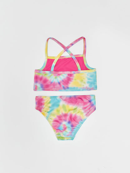 Batik Patterned Girl's Bikini