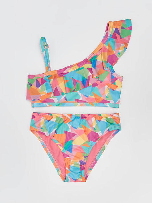 Patterned Girl's Bikini