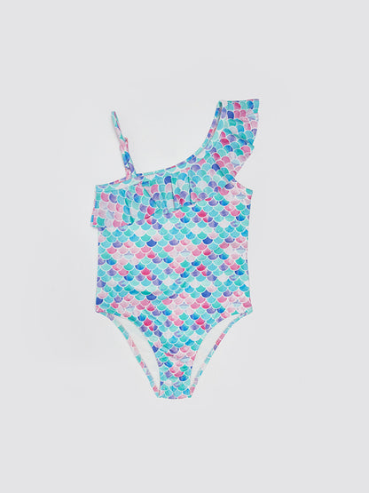 Printed Girl's Swimsuit