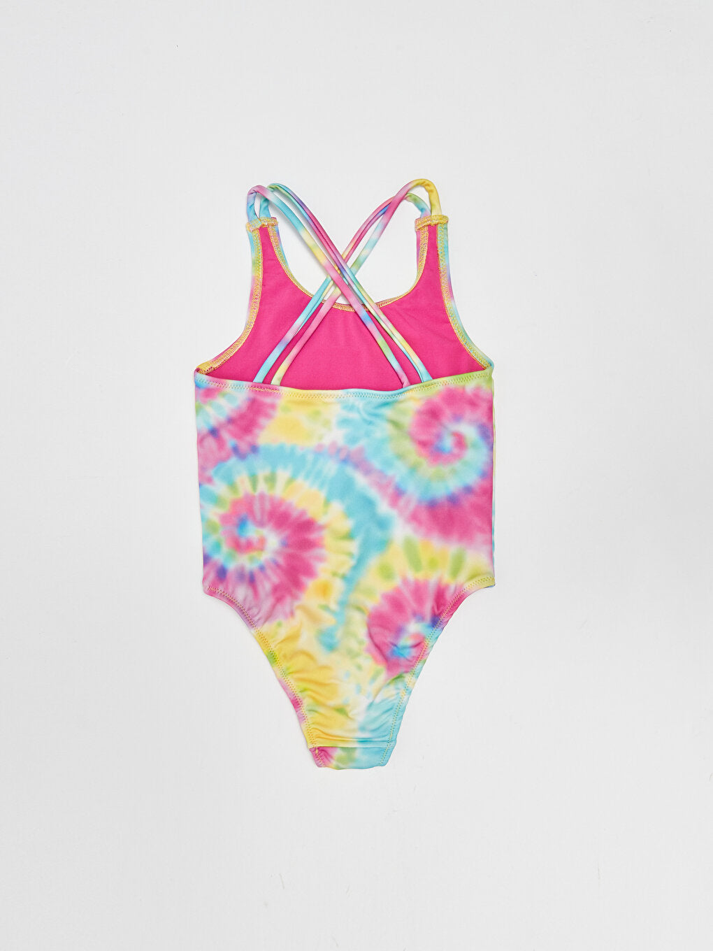 Patterned Girl's Swimsuit