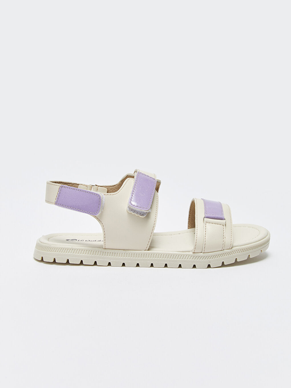 Leather Look Velcro Girls Sandals