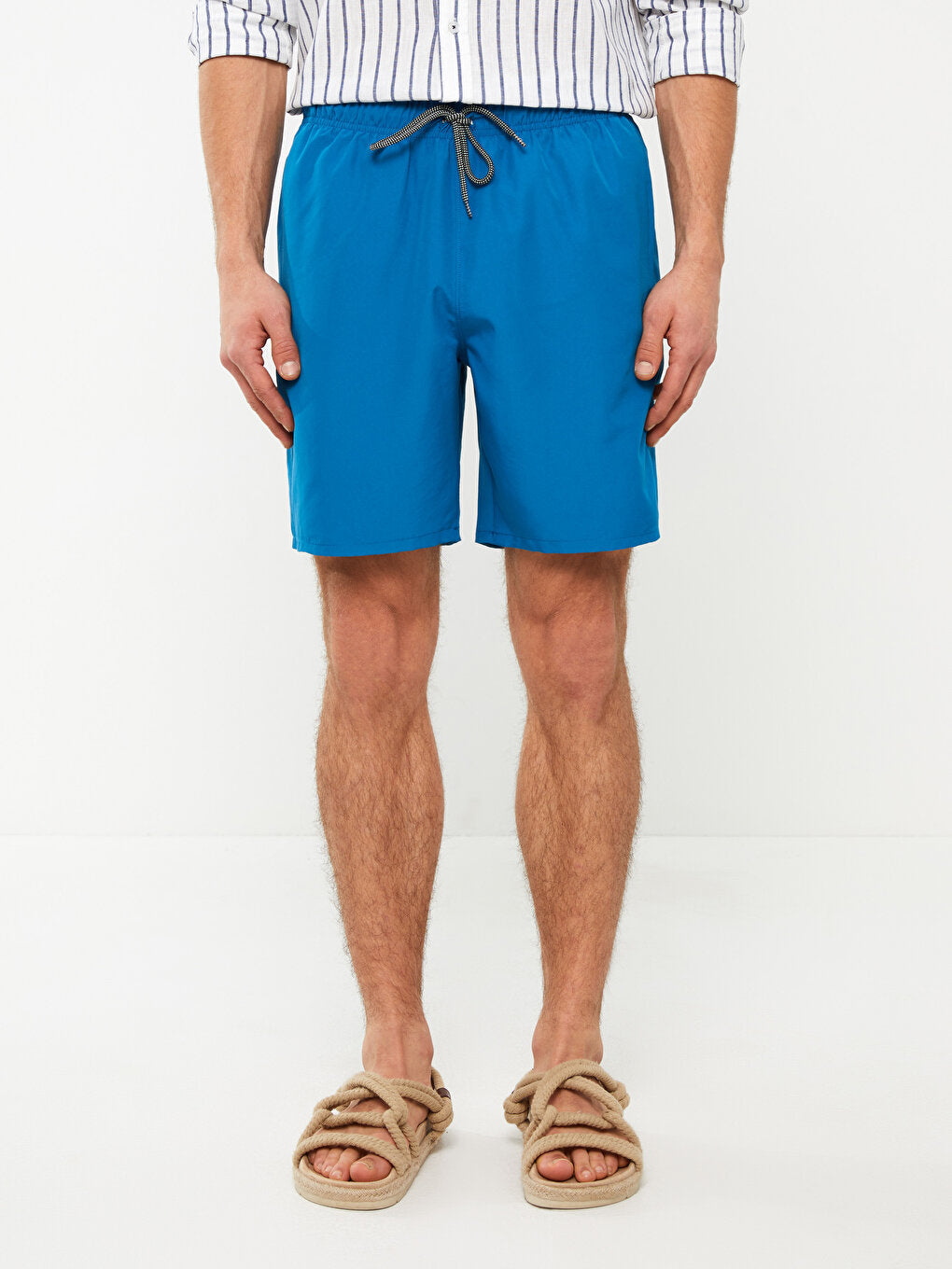 Short Length Basic Men's Swim Shorts