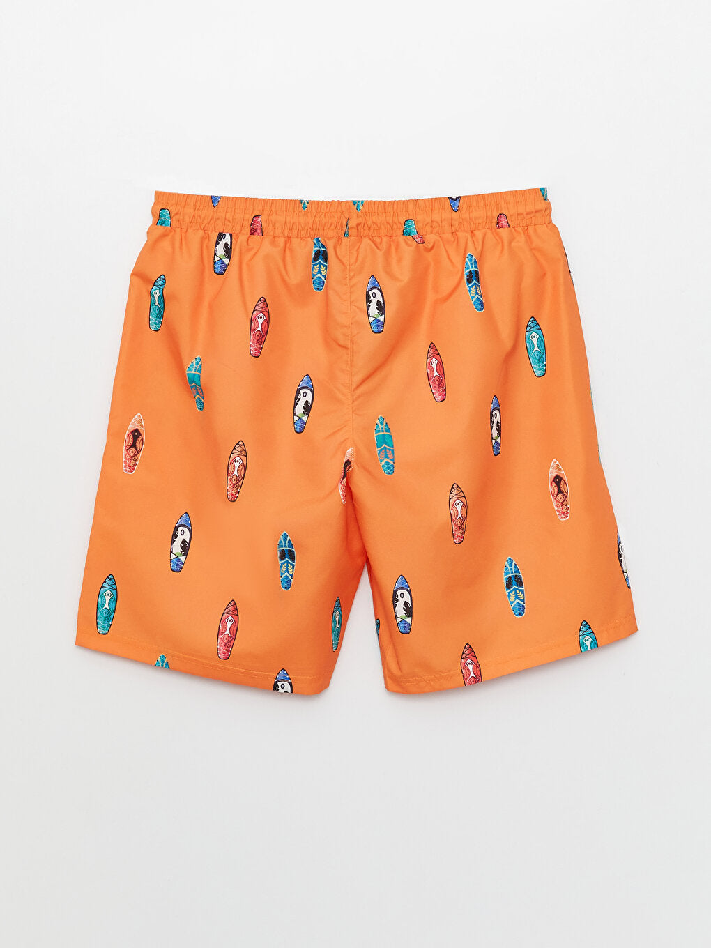 Short Patterned Men's Swim Shorts