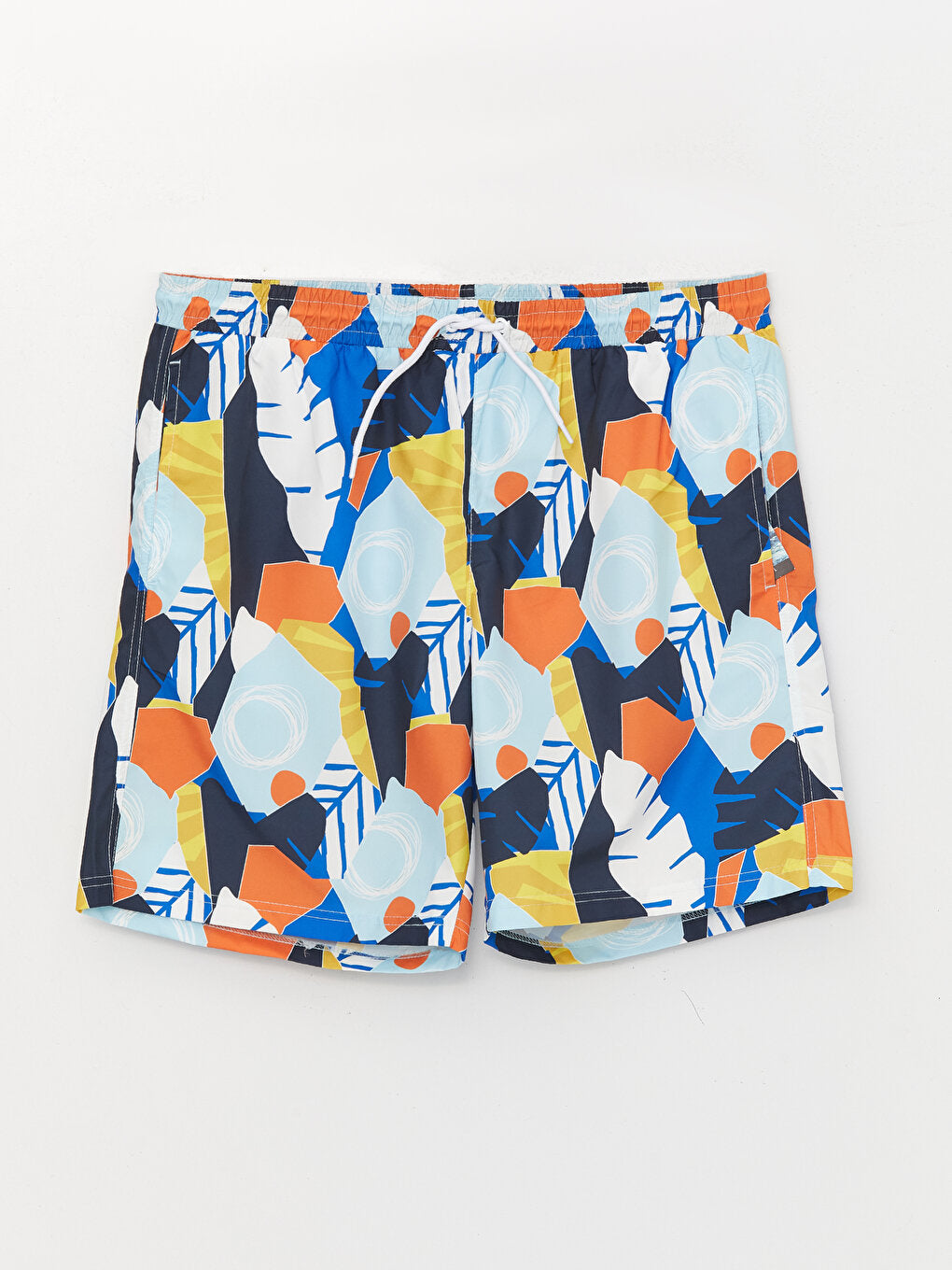 Short Patterned Men's Swim Shorts