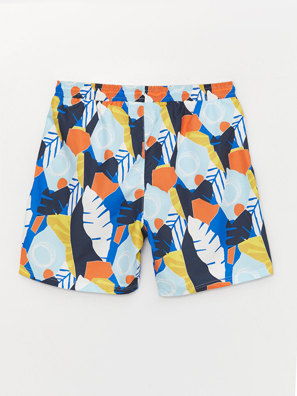 Short Patterned Men's Swim Shorts