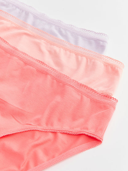 Plain Bikini Panties 3 Pack