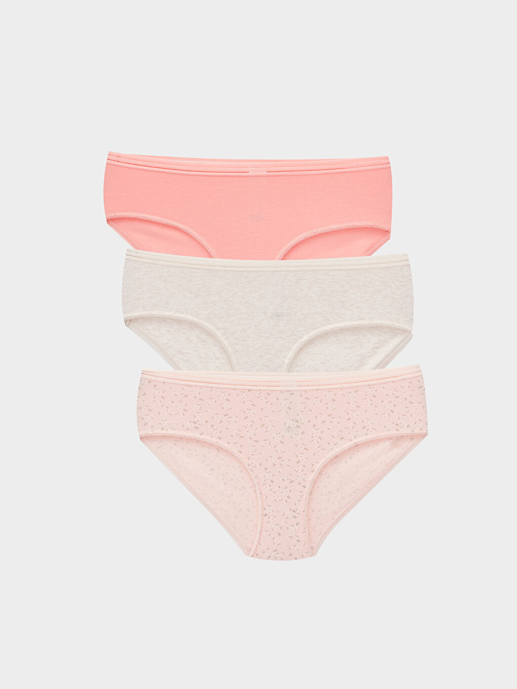 Patterned Hipster Panties 3 Pack