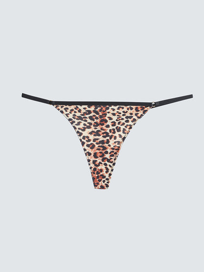 Patterned Thong Panties