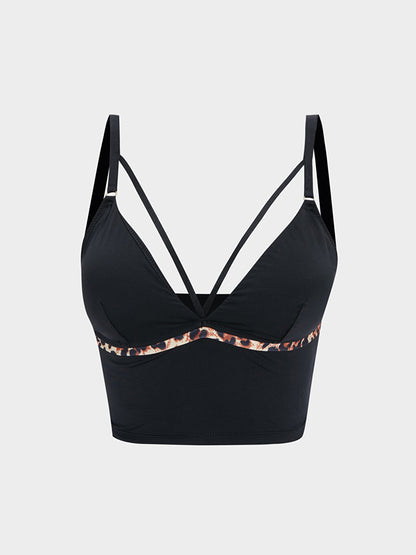 Non-wired, Padded, Patterned Bralette