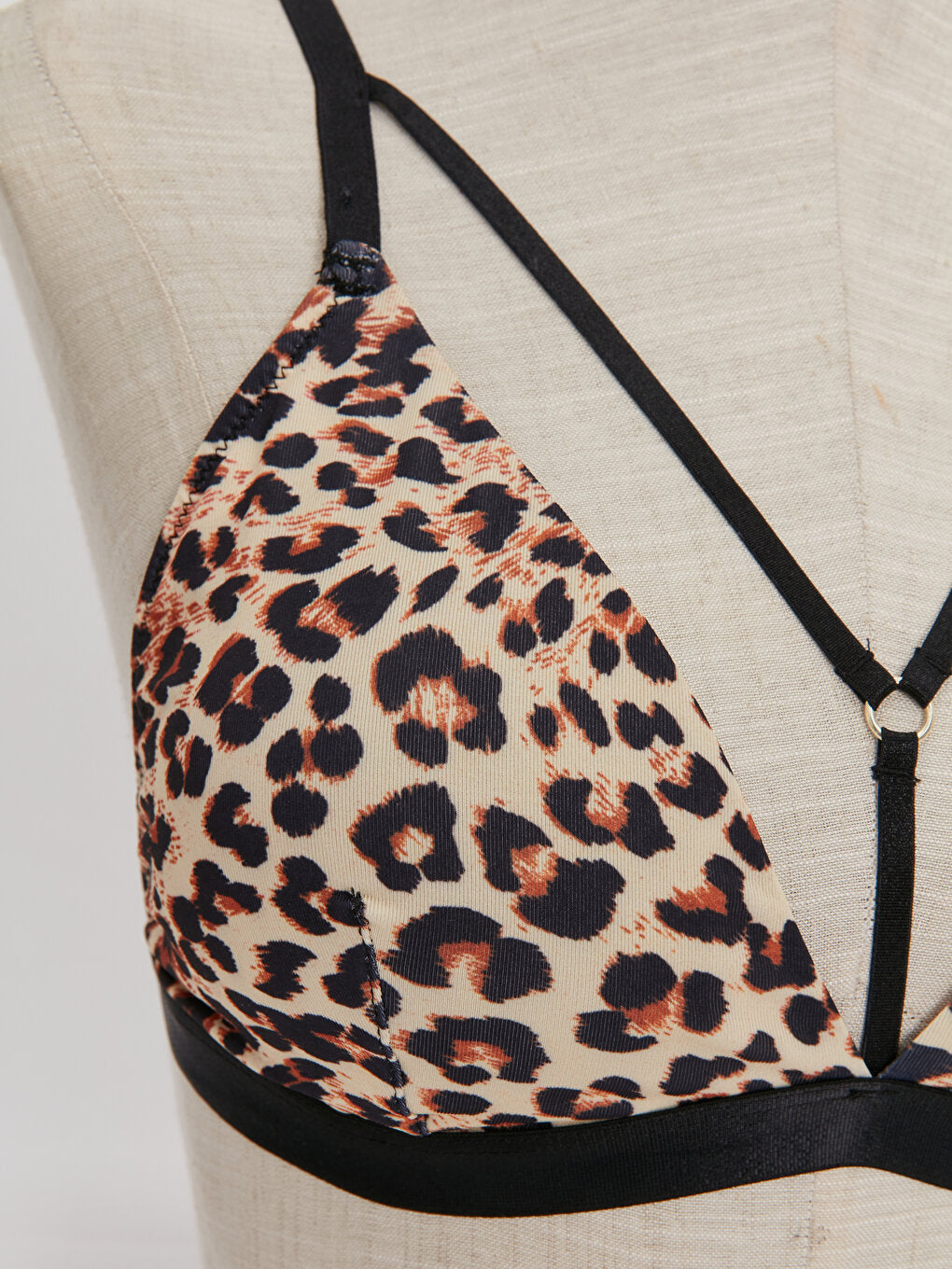 Non-wired, Padded, Patterned Bralette