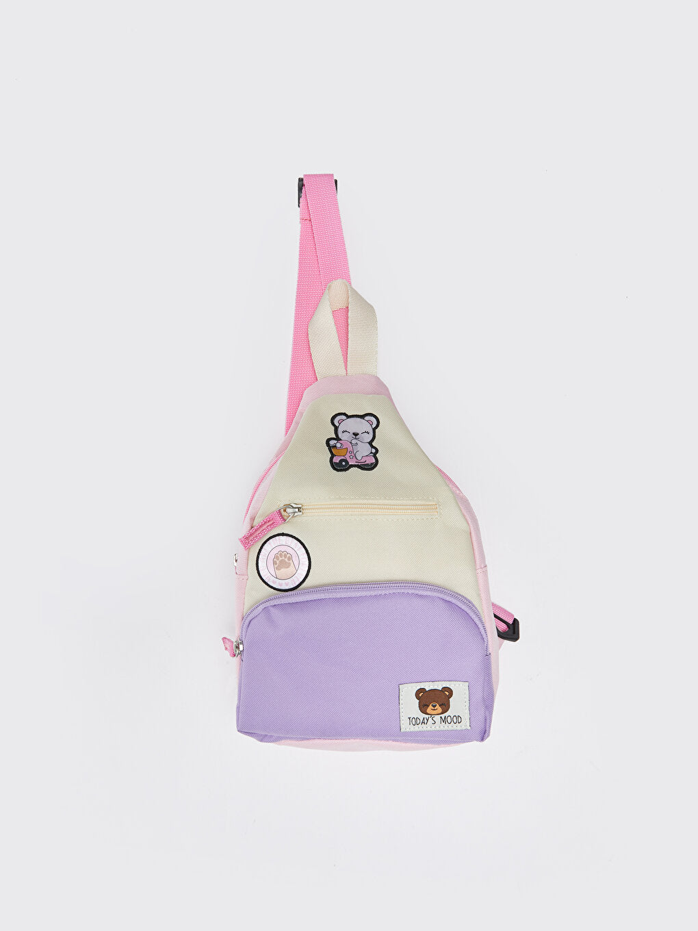 Girl's Chest Bag with Embroidery Detail