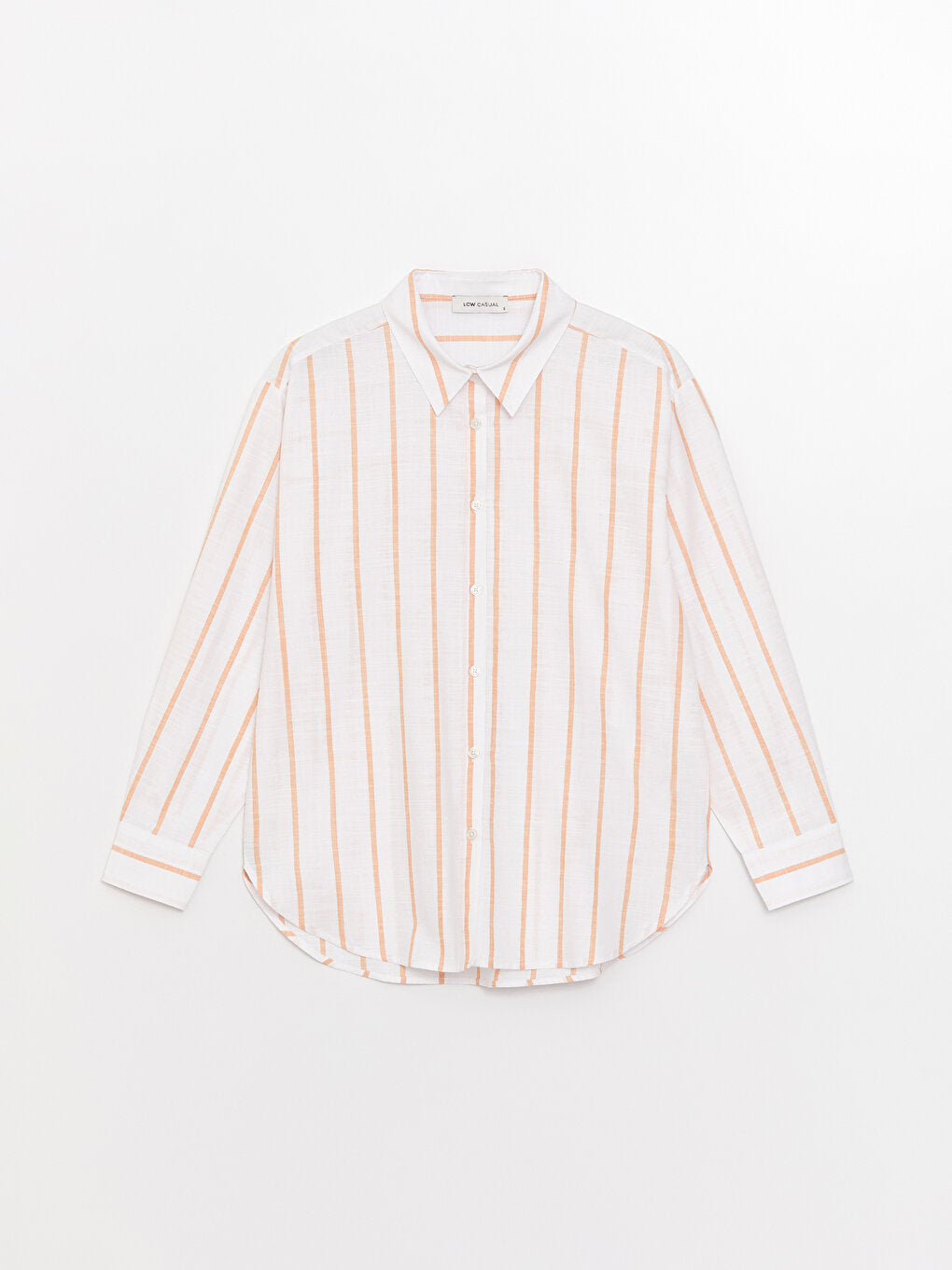 Striped Long Sleeve Oversize Women's Shirt