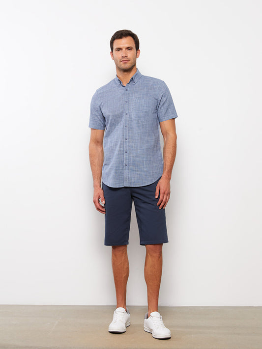 Slim Fit Men's Bermuda Shorts