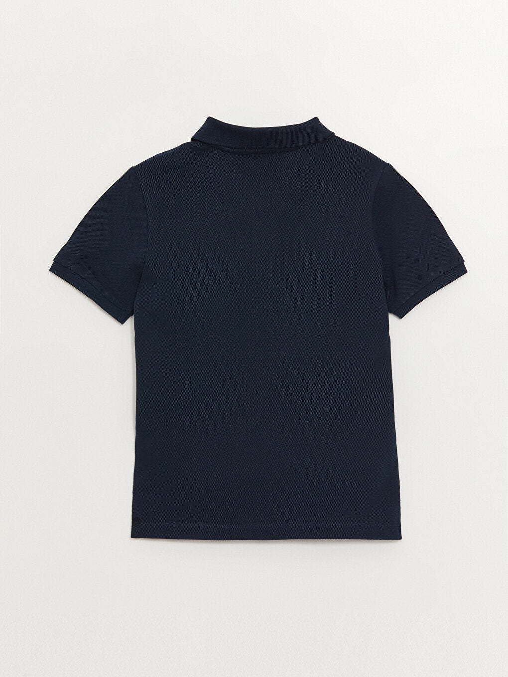 Polo Neck Color Blocked Short Sleeve Boy's T-Shirt