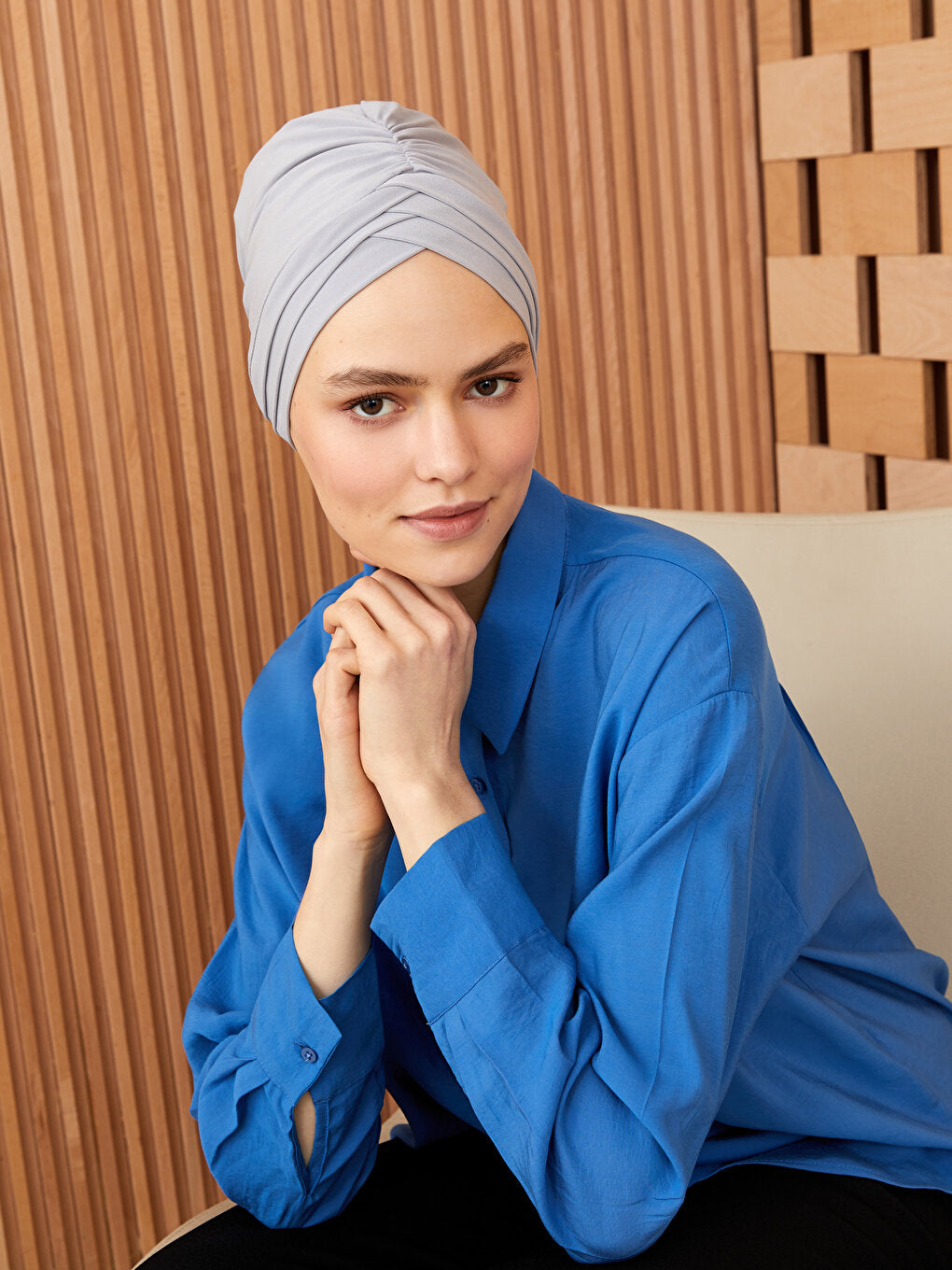 3-Striped Women's Hijab Bonnet