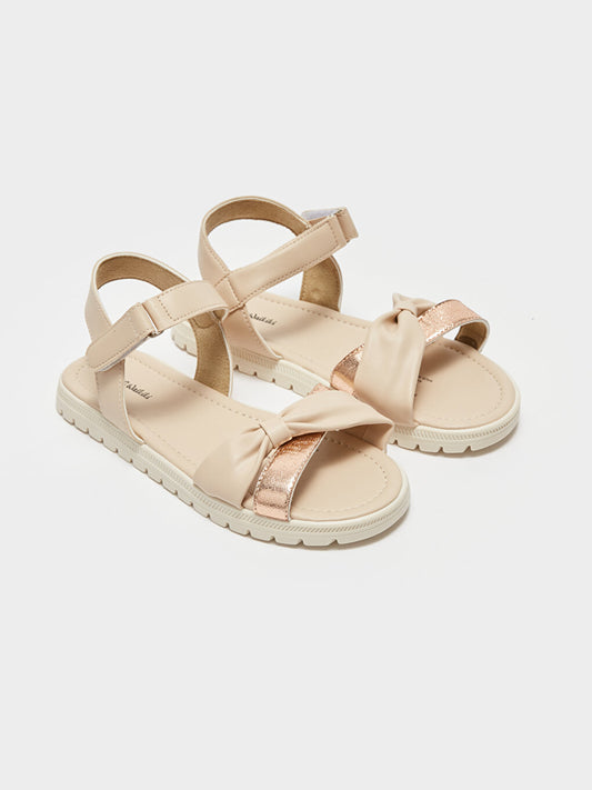 Girls' Sandals with Lacing Detail