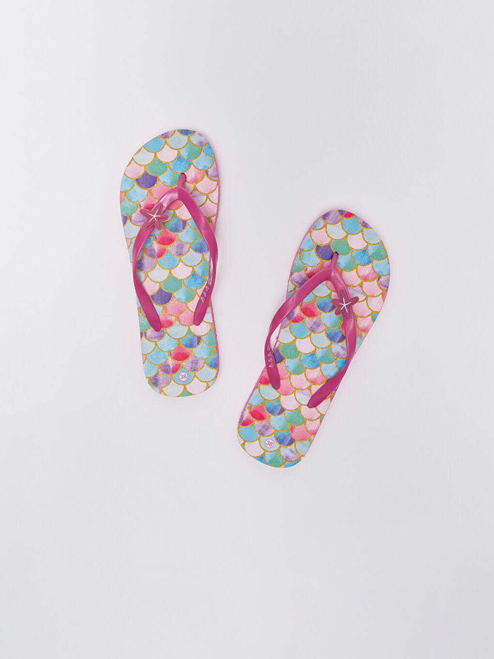 Printed Flip Flops Girls' Beach Slippers