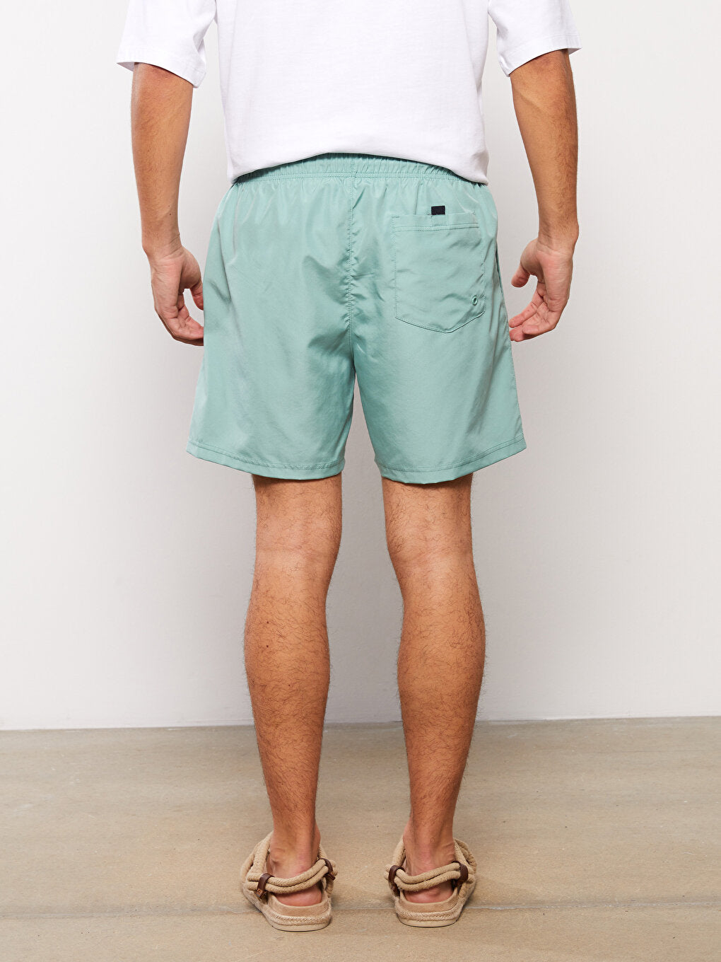 Short Length Basic Men's Swim Shorts