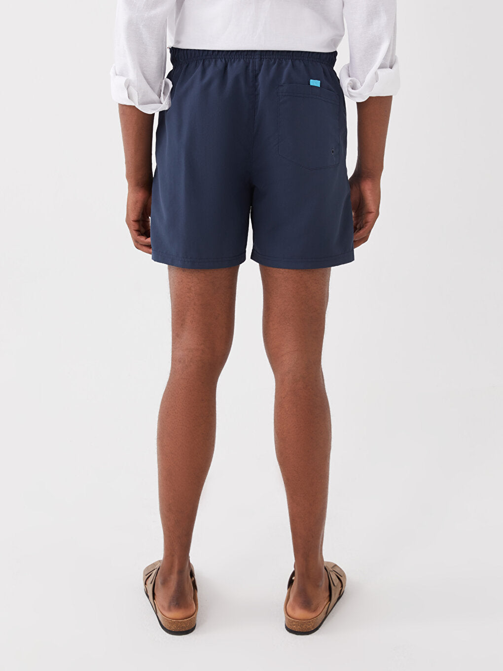 Short Length Basic Men's Swim Shorts