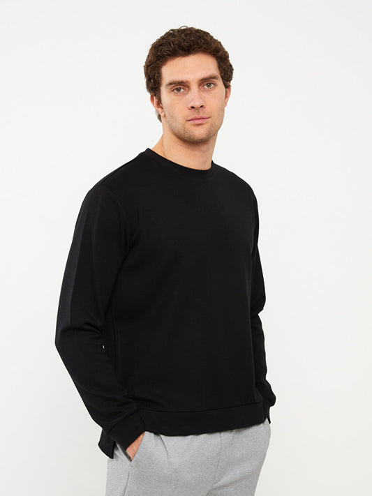 Crew Neck Long Sleeve Men's Sweatshirt