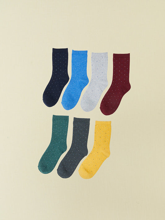 Patterned Boy Socks Pack of 7