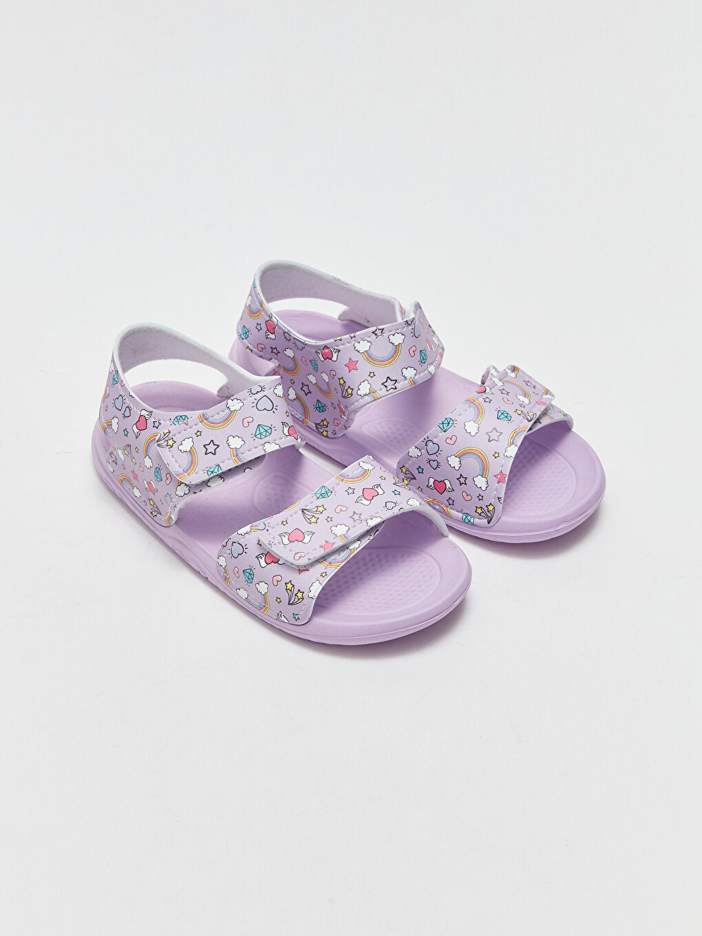 Printed Velcro Girls Sandals