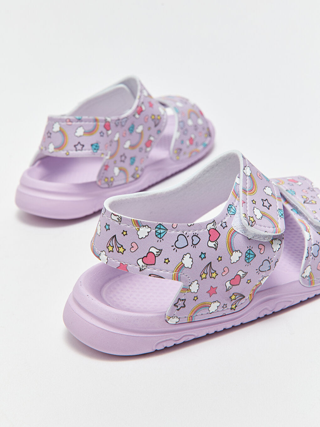 Printed Velcro Girls Sandals