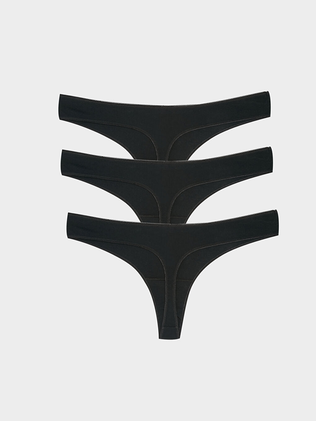 Plain Thong Panties 3 Pack