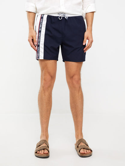 Short Printed Men's Swim Shorts