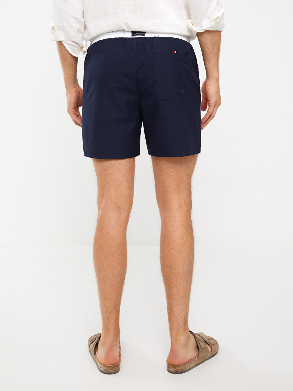 Short Printed Men's Swim Shorts