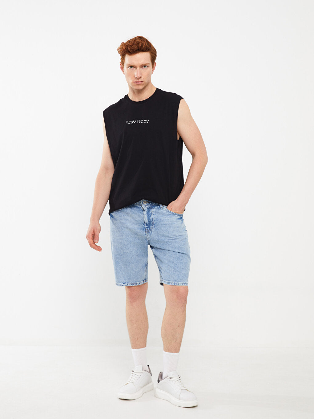 Standard Fit Men's Jean Shorts