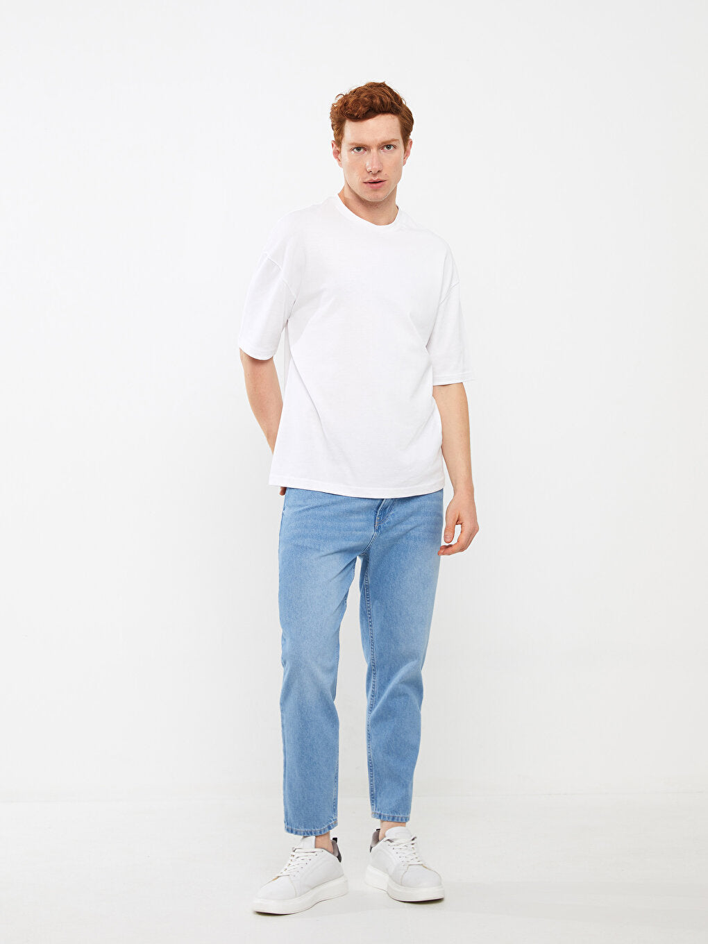 Loose Fit Men's Jean Trousers