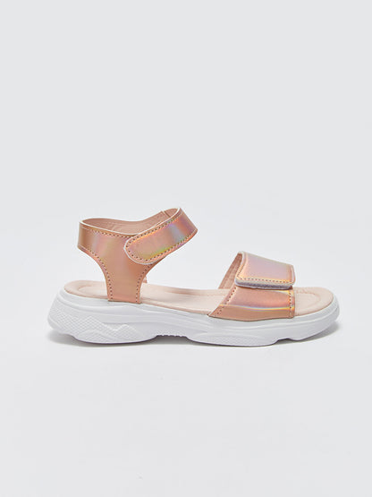 Hologram Velcro Girls Sandals