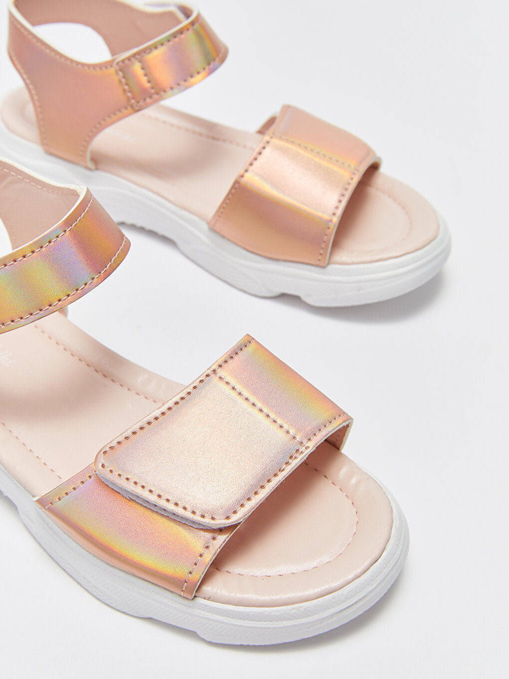 Hologram Velcro Girls Sandals