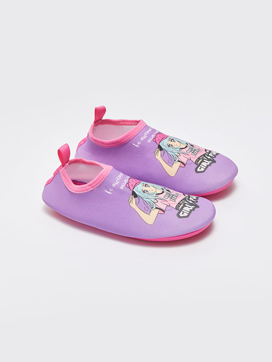 Printed Girl's Sea Shoes