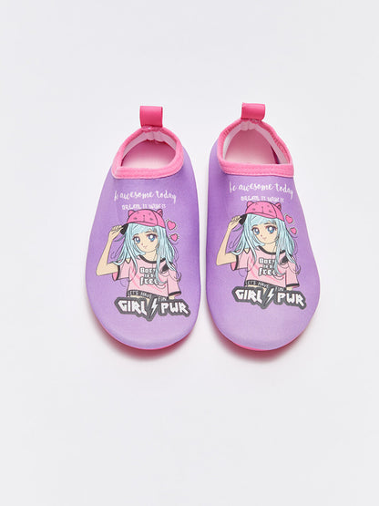 Printed Girl's Sea Shoes