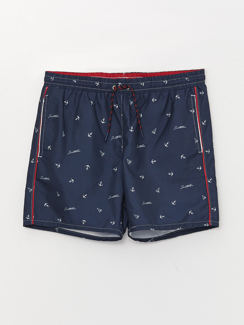 Short Patterned Men's Swim Shorts