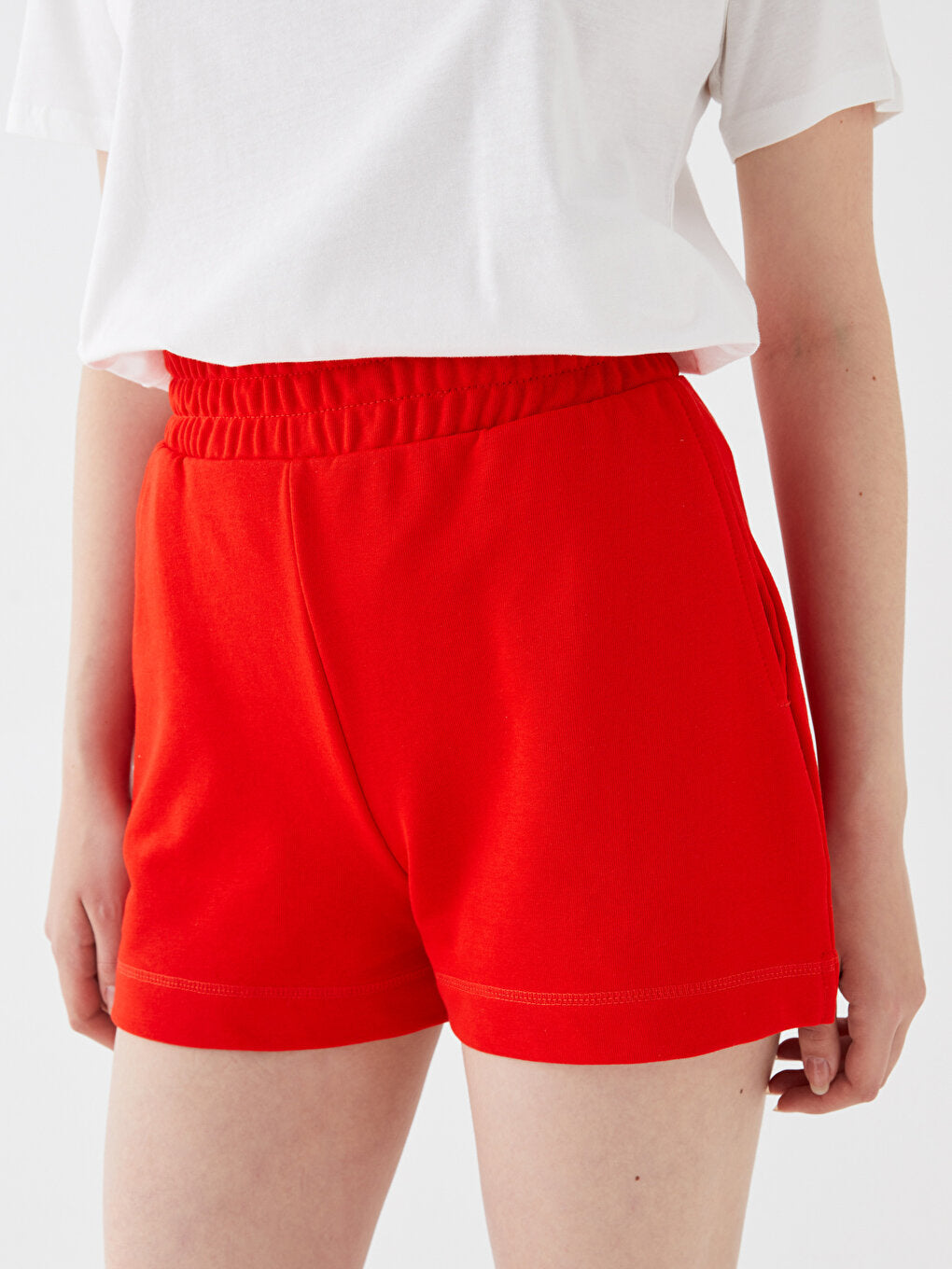 Comfortable Fit Women's Shorts with Elastic Waist